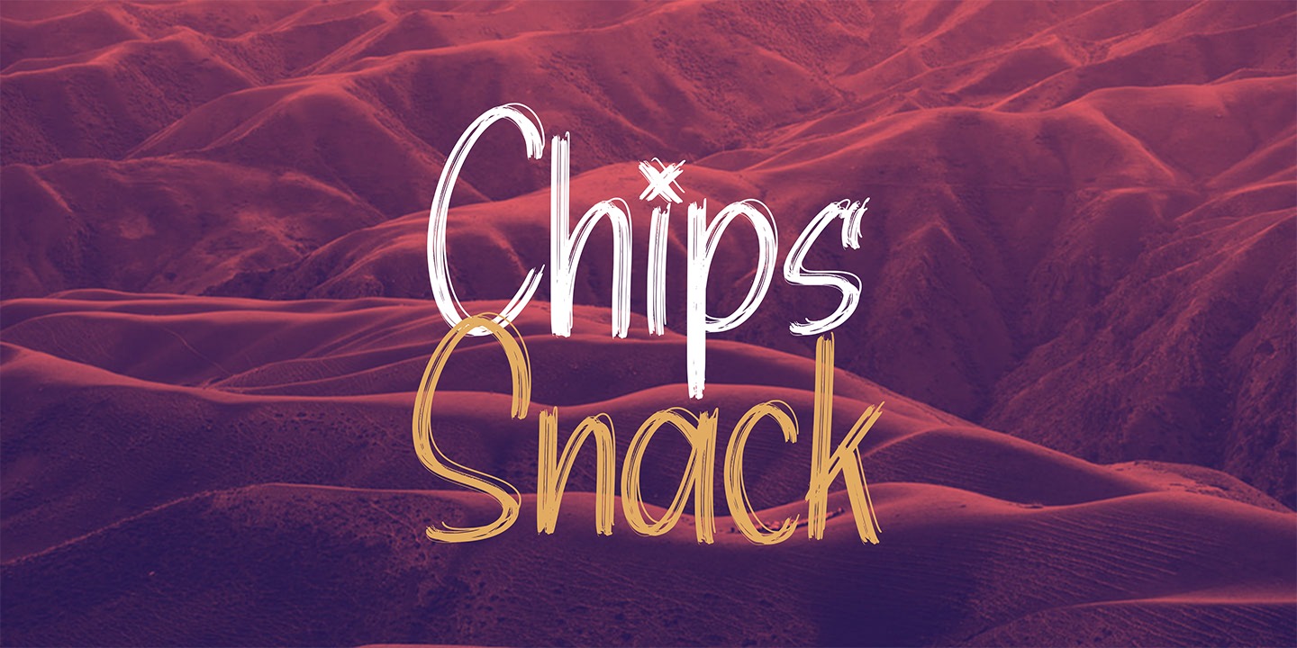 Czcionka Chips Snack